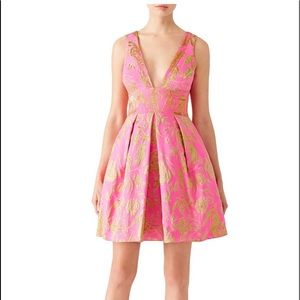 Marchesa Notte pink dress